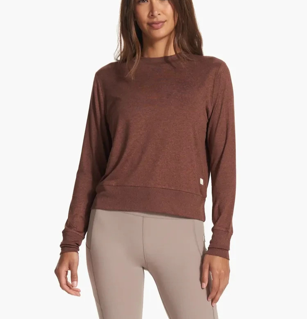 Vuori Daydream Crew Long Sleeve Y2K top Athleisure Everyday Sweatshirt M A011056